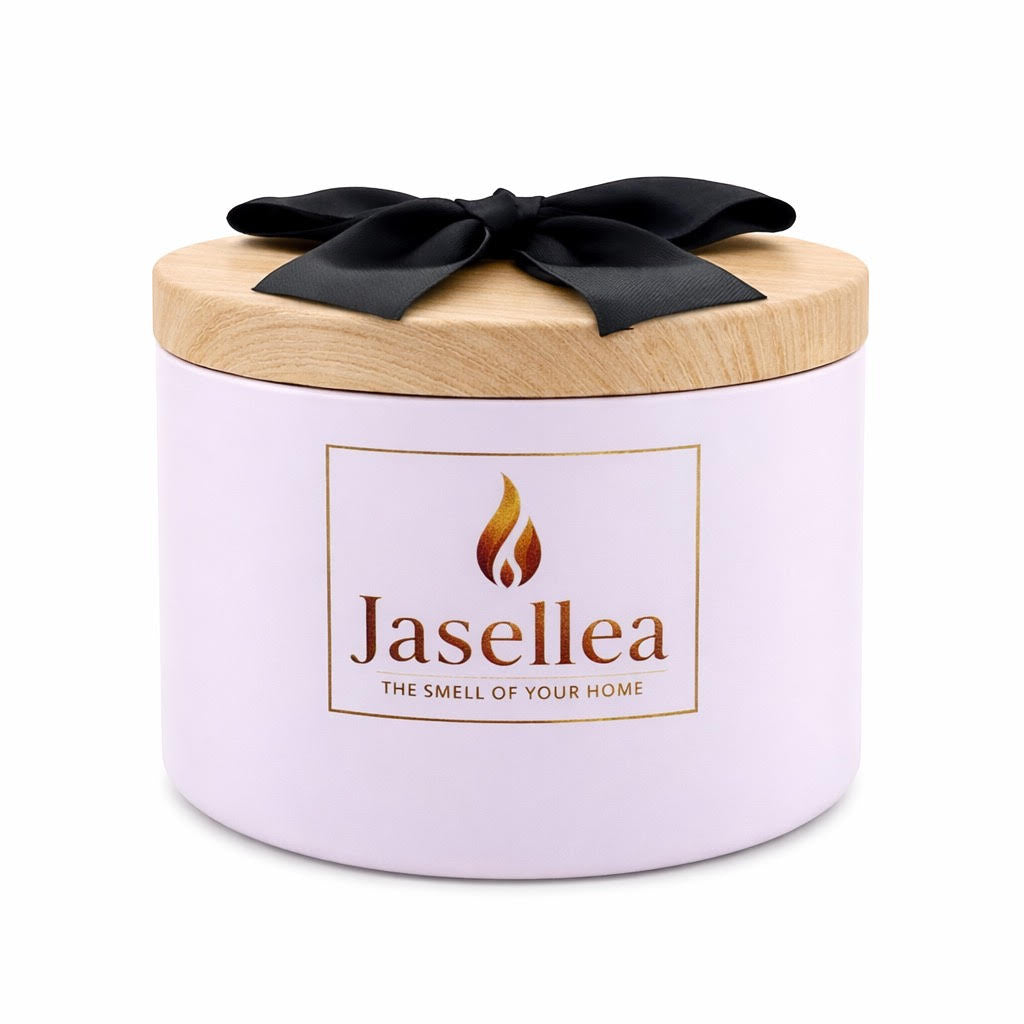 Świeca zapachowa sojowa Ciepła zima 200ml | Jasellea